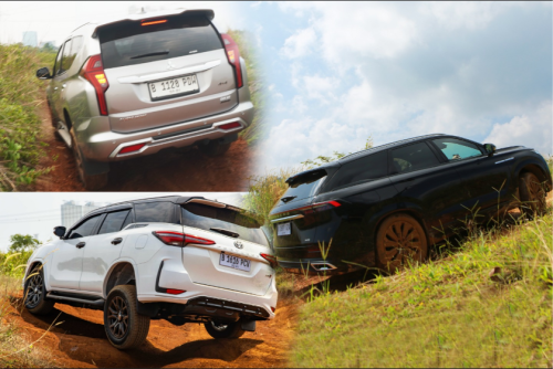 Jaecoo, Mitsubishi, Mitsubishi Pajero Sport, Mitsubishi Pajero, Toyota, Toyota Fortuner, SUV Premium 4WD Memanas, Ada Jaecoo J8 AWD, Mitsubishi Pajero Sport 4x4 dan Toyota Fortuner 4x4, Mana Lebih Oke di Medan Off-road?