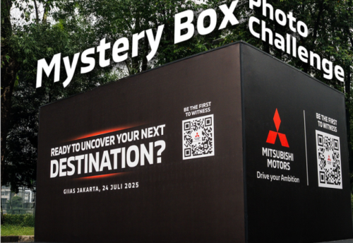 Mitsubishi, Wow, Ada Mystery Box Terbang di Atas Kota Jakarta, Itukah Mitsubishi DST yang Siap Meluncur Bulan Depan?