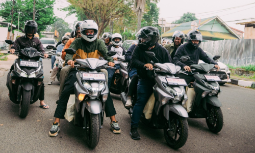 Yamaha Gear Ultima Buktikan Ketangguhan di Grebek Pasar Rame Palembang, Lincah Bawa Beban dan Mulus Menanjak