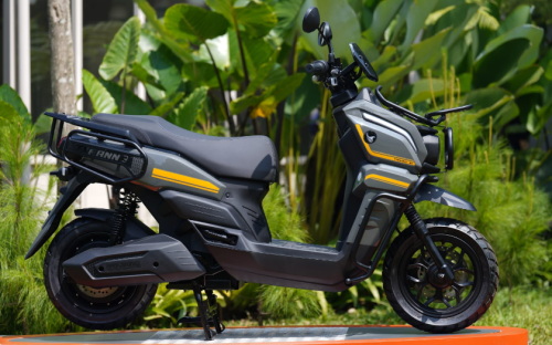 Indomobil eMotor Tyranno Sambangi Bandung, Motor Listrik Bergaya Adventure Dibanderol Rp 26 Jutaan