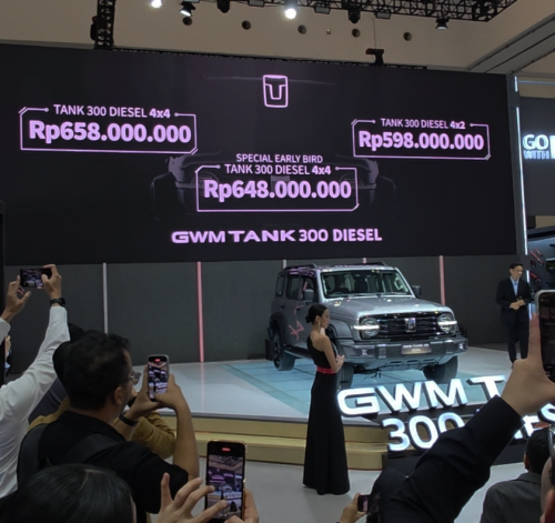 Tambah lagi, GWM Tank 300 Hadir Varian Mesin Diesel 2.400 cc Turbo Diesel, Tenaganya Luar Biasa