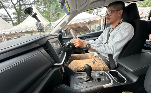 Test Drive, Isuzu, Isuzu MU-X, Test Drive Isuzu New MU-X 4WD di GIIAS 2025, Torsi Galak Kabin Kalem