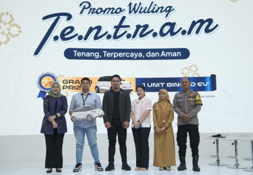Wuling, Pemenang Program Wuling T.E.N.T.R.A.M Asal Bekasi Barat Bawa Pulang 1 unit BinguoEV