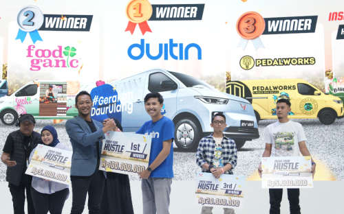Wuling, Wuling Umumkan Pemenang Kompetisi Move Your Hustle Bersama Mitra EV, Bawa Uang Tunai Rp 100 juta