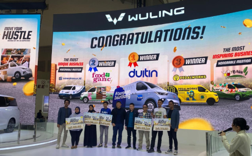 Wuling, Wuling Umumkan Pemenang Kompetisi Move Your Hustle Bersama Mitra EV, Bawa Uang Tunai Rp 100 juta