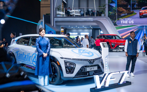 VinFast, Total 11 Unit Kendaraan Listrik Visual dan Edukatif di booth GIIAS, VinFast Tegaskan Posisinya Sebagai Pionir Mobilitas Masa Depan di Indonesia