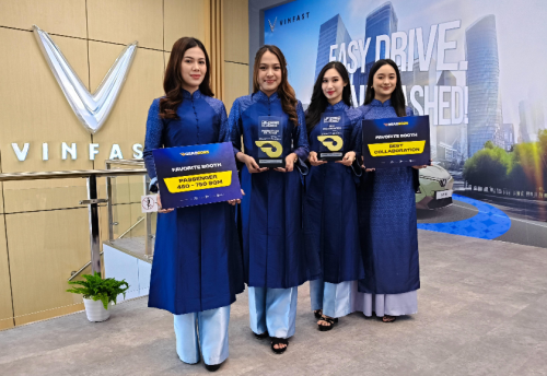 VinFast, Total 11 Unit Kendaraan Listrik Visual dan Edukatif di booth GIIAS, VinFast Tegaskan Posisinya Sebagai Pionir Mobilitas Masa Depan di Indonesia