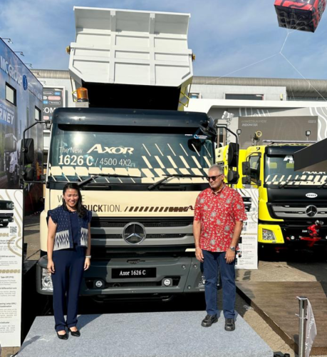 Mercedes-Benz, DCVI Luncurkan Mercedes-Benz Axor 1626 C, Dirakit di Pabrik Baru untuk Proyek Konstruksi