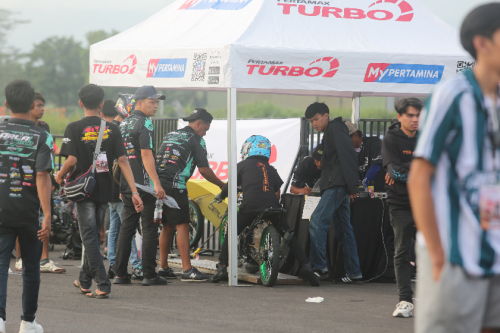 Pertamax Turbo Drag Fest 2025 Meriah, 436 Starter Motor Adu Kebut Raih Podium Utama