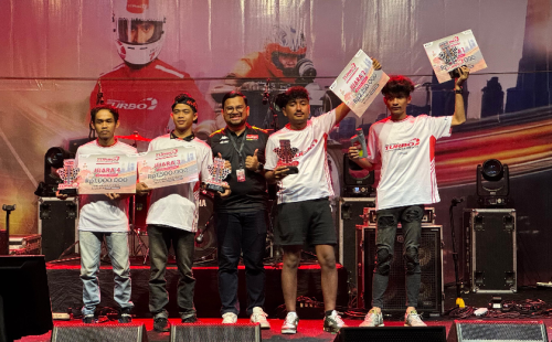 Pertamax Turbo Drag Fest 2025 Meriah, 436 Starter Motor Adu Kebut Raih Podium Utama