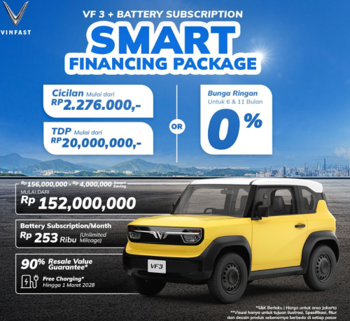 VinFast Ungkap Biaya Langganan Baterai EV Mulai Rp 253 Ribu per Bulan, Begini Skemanya