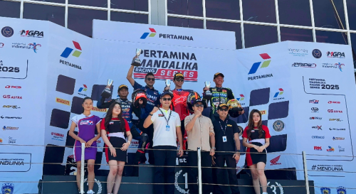 Felix Putra Mulya Raih Podium Utama Kelas 250 cc PMRS, Pertamax Turbo Bahan Bakar Andalannya