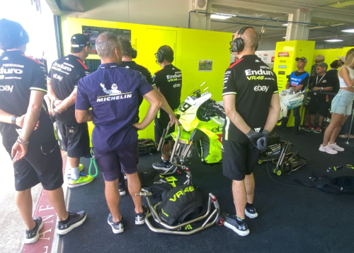 Fakta dari Dekat dengan Motor Franco Morbidelli dan Fabio Di Giannantonio di Paddock MotoGP Mandalika