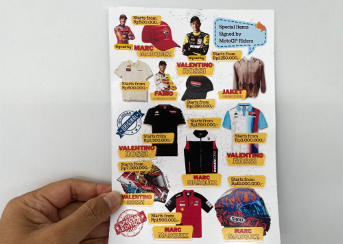 Marc Marquez, Marquez, Lelang Helm Tanda Tangan Rossi dan Marc Marquez, Harga Buka Mulai Rp 7 Juta