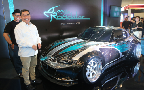 Gokil, Budaya Toraja Roadster Dilukis Tekstur dan Relief Disekujur Bodi Mazda MX-5