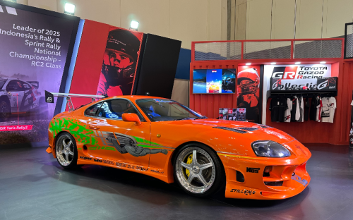 Toyota, Toyota Supra Mk4 Tunggangan Brian O'Conner di film Fast and Furious Pamer di IMX 2025
