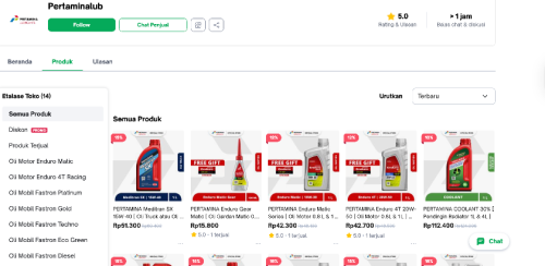 Ngeri Palsu, Beli Oli Pertamina Asli Sekarang di E-commerce Resmi Aja!