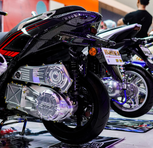 Yamaha, Modifikasi Yamaha XMAX Ratusan Juta Berkonsep Black Mamba, Berikut Spesifikasi Lengkapnya