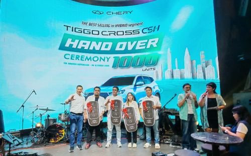 Jadi Backbone Chery Indonesia, 1.000 Unit Tiggo Cross CSH Diserahkan ke Konsumen