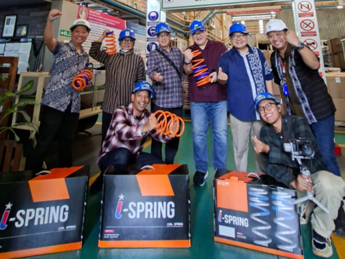 Kunjungan Pabrik ke Pabrik Indospring Group, Melihat Langsung Pembuatan Per, Coil Spring sampai Kampas Rem