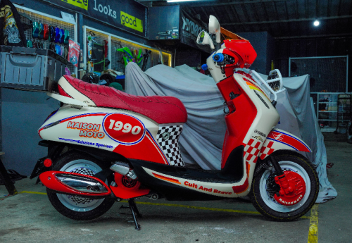 Yamaha, Tren Modifikasi Yamaha Grand Filano Hybrid, Cocok buat Jiwa Muda dan Ingin Tampil Beda