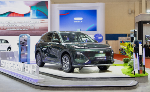 Geely, SUV Geely Coolray Mejeng di GJAW, Usung Teknologi ICE Dengan Banyak Fitur