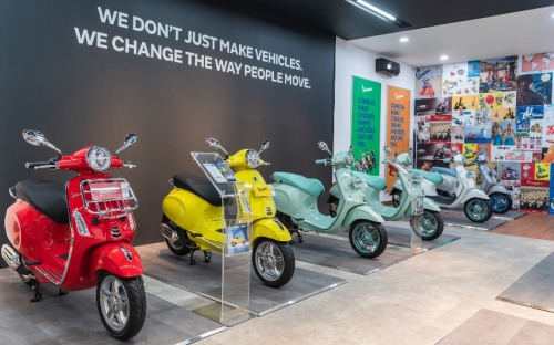Perluas ke Sumatera, Piaggio Indonesia Membuka Dealer 4 Brand Baru di Pekanbaru