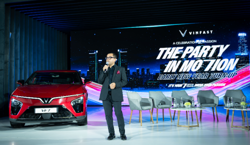 VinFast, VinFast VF 7, Filosofi VinFast VF 7 di The Party in Mo7ion Bareng Anya Geraldine dan Stefano Lilipaly