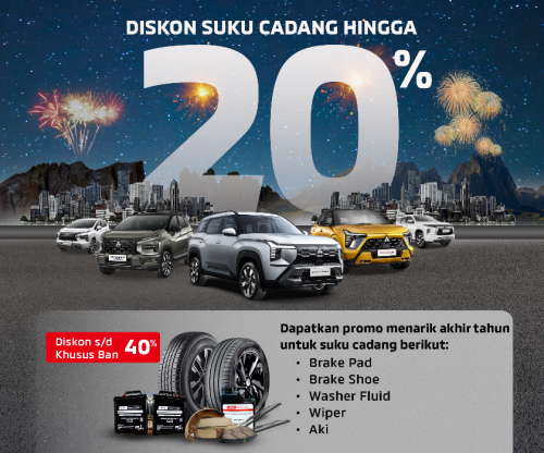 Mitsubishi, Mitsubishi Gelar Program Service Akhir Tahun, Diskon Suku Cadang dan Ban Hingga 40%