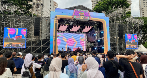 Pecah! Ribuan anak muda Gen Z Kumpul Bareng Skutik Fazzio Hybrid di Festival Musik
