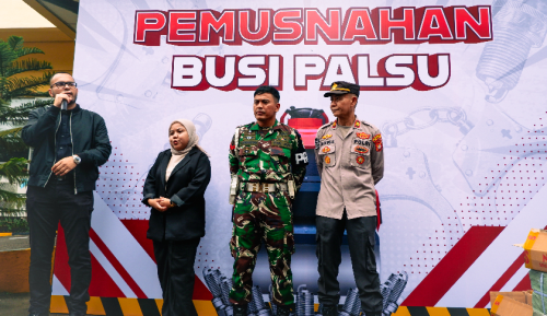 Niterra Mobility Indonesia Musnahkan Ribuan Busi Palsu NGK