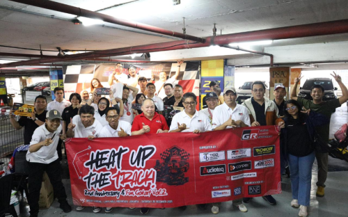 Rayakan Ulang Tahun ke-2, Komunitas GR Enthusiast Adu Balap di Parkiran