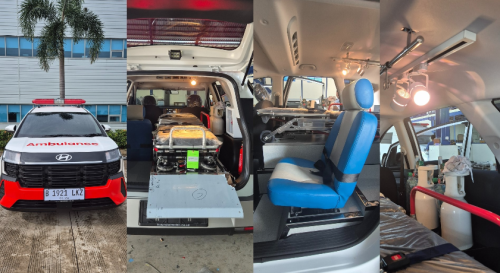 Hyundai, Hyundai Stargazer, Bantu Penanggulangan Bencana di Sumatera, Hyundai Donasikan Ambulans Stargazer Cantenz