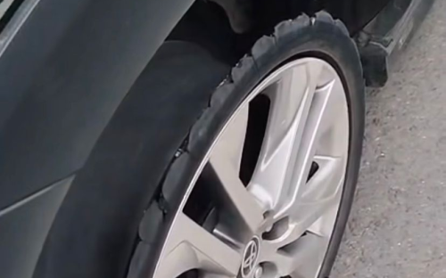 Kasus Berulang, Insiden Ban Robek Menimpa Pengguna Toyota Innova Zenix di Jalan Tol