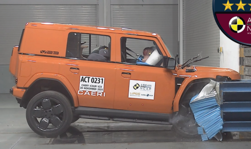 Siap Mengaspal di Indonesia, iCAR V23 Raih Sertifikat Uji Tabrak Bintang 5 ASEAN NCAP
