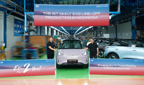 Geely | Geely EX2 Resmi Dirakit di Indonesia, TKDN Mencapai 46,5% Pertegas Dominasi EV di Tanah Air