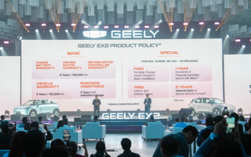 Geely, Mobil Listrik Idaman, Geely EX2 Cuma Rp 200 Jutaan, Gratis Home Charger dan Garansi Baterai 8 Tahun