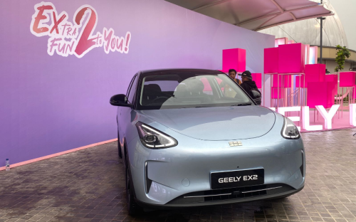 Geely, Bernuansa Pink, Acara Geely EX2 di Spike Air Dome Berlangsung Meriah