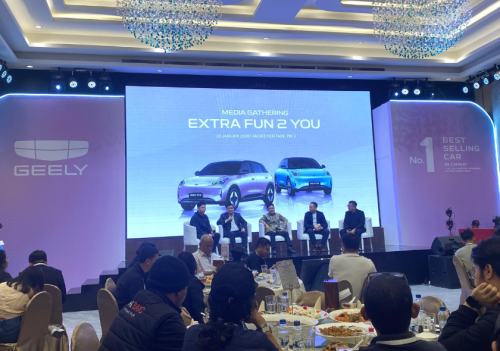 Bernuansa Pink, Acara Geely EX2 di Spike Air Dome Berlangsung Meriah