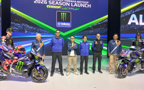 Yamaha, MotoGP, Launching Monster Energy Yamaha MotoGP di Jakarta, Mesin V4 Barang Baru di Era 4-tak untuk Yamaha