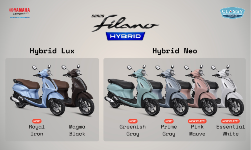 Yamaha Rilis Warna Baru Grand Filano Hybrid, Tampil Semakin Gaul dan Kalcer