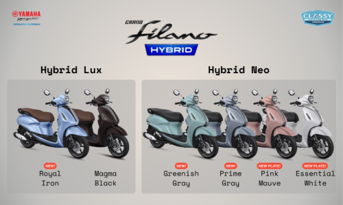 Yamaha, Yamaha Rilis Warna Baru Grand Filano Hybrid, Tampil Semakin Gaul dan Kalcer