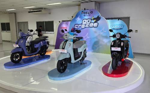 Yamaha, Yamaha Fazzio Hybrid Tampil Semakin Crazee Dengan Warna Baru