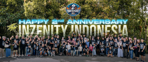 Inzenity Rayakan Ulang Tahun Ke-2, Gelar Edukasi Lalu Lintas dan Donasi