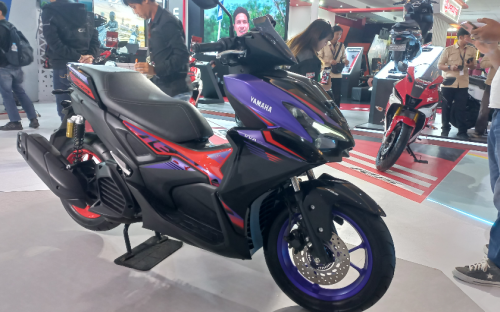 Spesial Yamaha Aerox Alpha Warna Prima Pramac Yamaha MotoGP di IIMS 2026