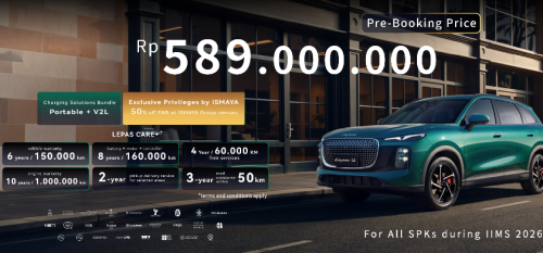 LEPAS Indonesia Hadirkan Harga Penawaran Terbaik L8 di IIMS 2026