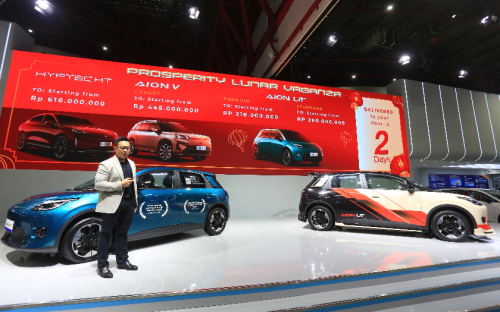 Aion, Aion UT, Sambut Tahun Baru Imlek 2026, Beli AION UT di IIMS 2026 Harga Mulai Rp 280 Juta
