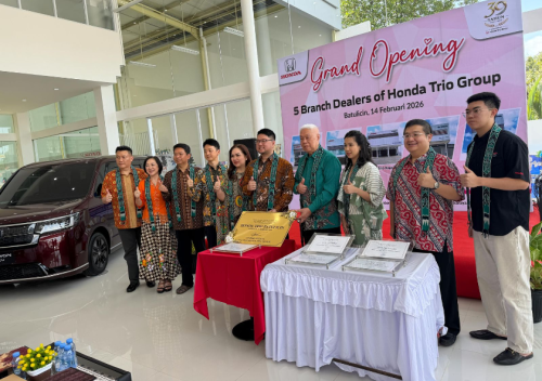 Honda, Perkuat Jaringan, Honda Buka 5 Dealer Serentak di Kalimantan Tengah dan Selatan