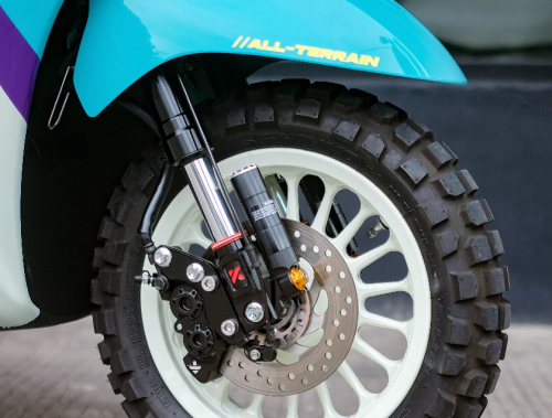 Keren Abis, Modifikasi Yamaha Grand Filano Hybrid Usung Tema Urban Rally '80-an