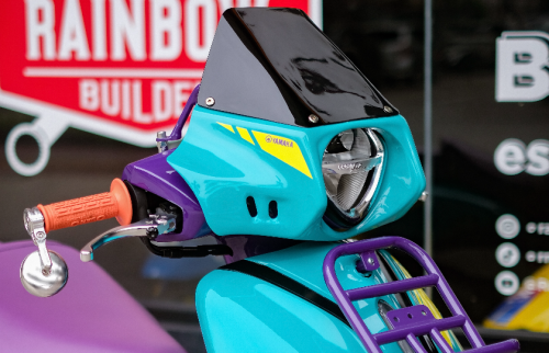 Keren Abis, Modifikasi Yamaha Grand Filano Hybrid Usung Tema Urban Rally '80-an